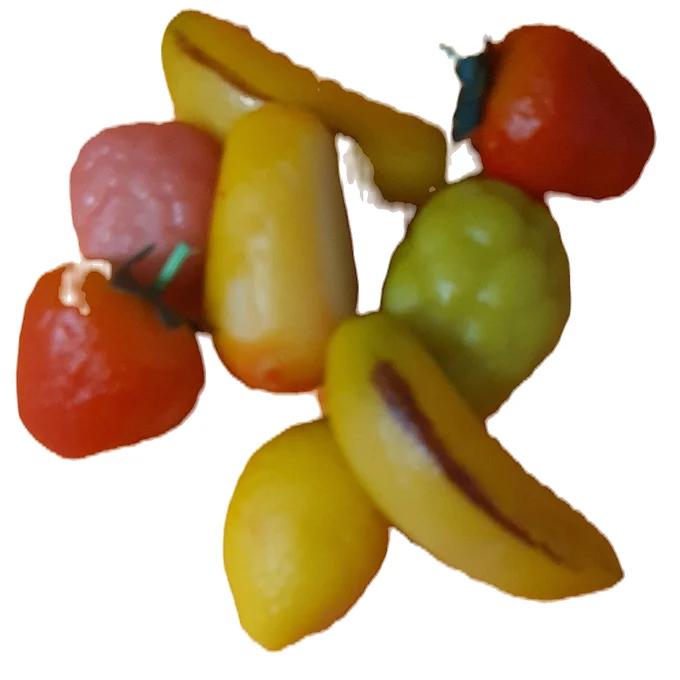 Pâte d'amandes en forme de fruits de Provence